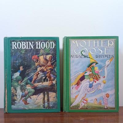 LOT 6: Library of Famous Books by Famous Authors Edition of Alice's Adventures in Wonderland w/ a Collection 1920s Classic Tales