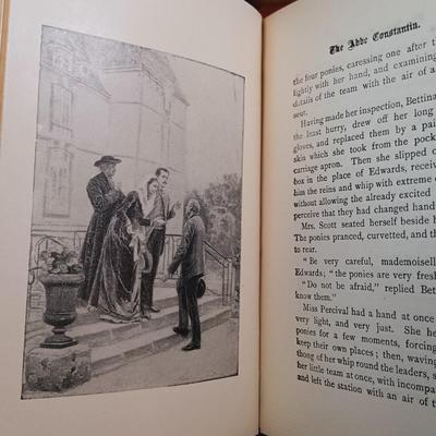 LOT 8: Mark Twain's 1880 The Gilded Age, Harper & Bros. 1884 Complete Poetical Works of Tennyson, Abbé Constantin from Henry...