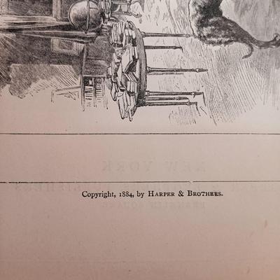 LOT 8: Mark Twain's 1880 The Gilded Age, Harper & Bros. 1884 Complete Poetical Works of Tennyson, Abbé Constantin from Henry...