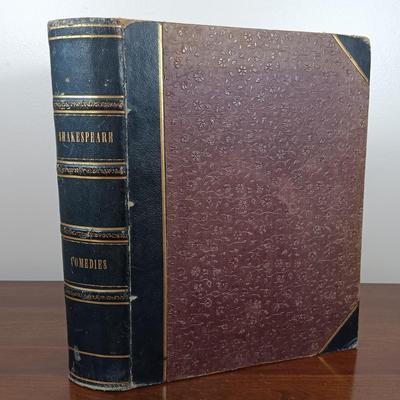 LOT 9: Martin, Johnson and Co. Illustrated 3-Volume Complete Works of Shakespeare 1856