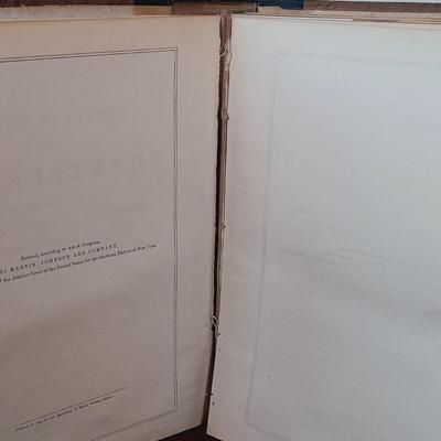 LOT 9: Martin, Johnson and Co. Illustrated 3-Volume Complete Works of Shakespeare 1856