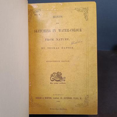 LOT 113: Antique Metal Artist Box w/ J. Rogers Watercolor Box, Sanford's Art Crafts for Beginners 1904 & More