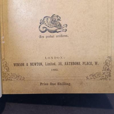 LOT 113: Antique Metal Artist Box w/ J. Rogers Watercolor Box, Sanford's Art Crafts for Beginners 1904 & More