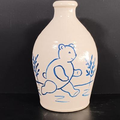LOT 118: Wedgwood Peter Rabbit Dishware, Northwood N.H. Handpainted Signed Stoneware Jug, Books & More