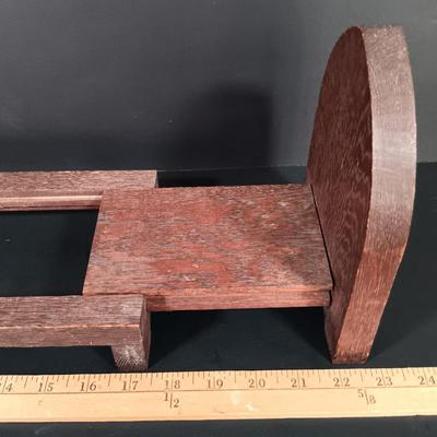 LOT 124: Antique Extendable Book Rack with Books - Bulfinch's 1908 Age of Fable, In Gold and Silver 1892 & More