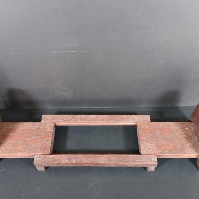 LOT 124: Antique Extendable Book Rack with Books - Bulfinch's 1908 Age of Fable, In Gold and Silver 1892 & More