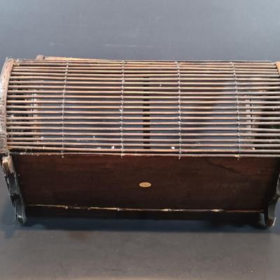 LOT 130: Terra Cotta Dragon Planter, Metal Garden Angel Bird Feeder, Copper Watering Can & More