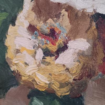 LOT 132: Emma Mover Signed Floral Still Life