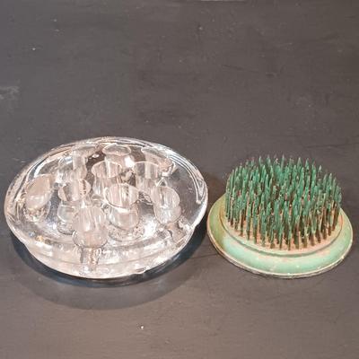 LOT 133: Ronson Butane Candlesticks, West Virginia Glass Candy Dish, Silverplated Swan Butter Pat Dishes, Milk Glass Vase & More