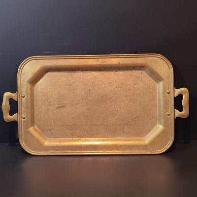 LOT 134: Brass Collection- Stowe Trap Rock Co. Nautical Thermometer, Vase, Candlestick Holders & More