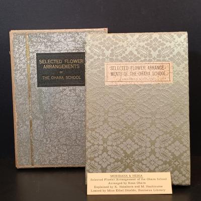 LOT 208: Stunning 1936 Lithographs from Selected Flower Arrangements of the Ohara School w/ Hilda Gamlin's Emma, Lady Hamilton 1891...