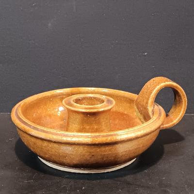 LOT 215: Vintage Straw Travel Case, Cast Iron Wind Chime, Handwoven Rug, Bronze Leaf & More
