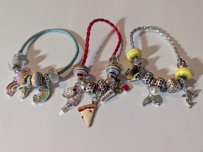 Costume Jewelry Water Animal Charms - Snack Charms - Rainbow Charms #1