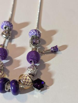Pandora Colorful Beaded/Charm Necklace #3