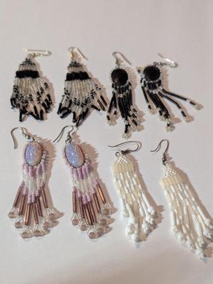 Unique Long Tassel Earrings Chandelier Dangle Drop #7