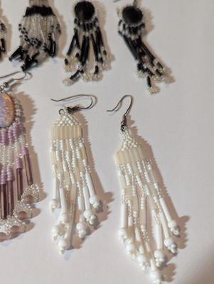 Unique Long Tassel Earrings Chandelier Dangle Drop #7