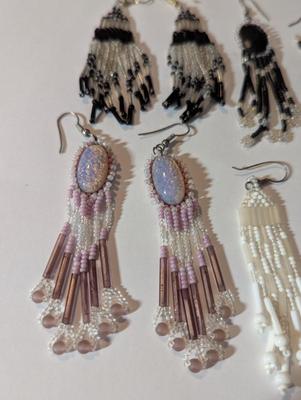 Unique Long Tassel Earrings Chandelier Dangle Drop #7