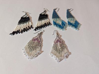 Chandelier Beaded Earrings #8