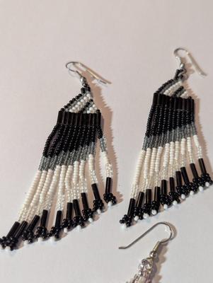 Chandelier Beaded Earrings #8
