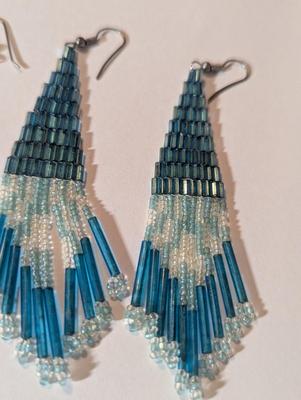 Chandelier Beaded Earrings #8