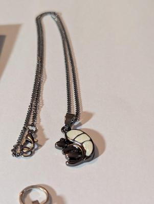 .925 Pandora Charm Bracelet - Blue Gemstone Bracelet - Squirrel Charm w/ Necklace & Toucan Pendant #16
