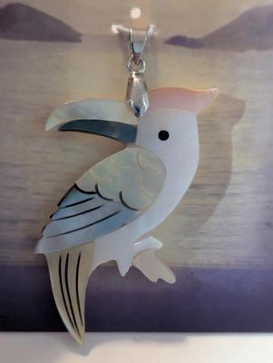 .925 Pandora Charm Bracelet - Blue Gemstone Bracelet - Squirrel Charm w/ Necklace & Toucan Pendant #16