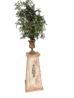 Furniture - Pedestal & faux plant
