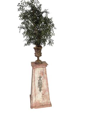 Furniture - Pedestal & faux plant