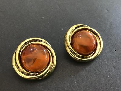 Chunky Vintage Faux Earrings