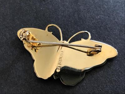 Sterling ox Vintage Butterfly