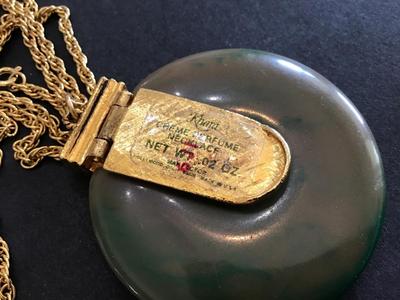 Vintage Max Factor perfume Necklace