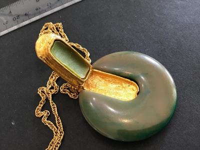 Vintage Max Factor perfume Necklace