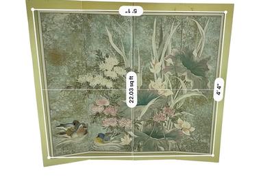 Decor - Painted Oriental Screen