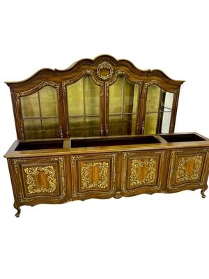 Furniture - Gilt backed china hutch - ready to move !!