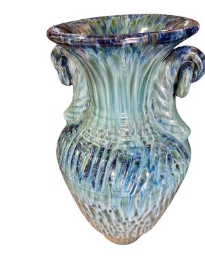 Decor - XL Blue tone Ceramic Vase