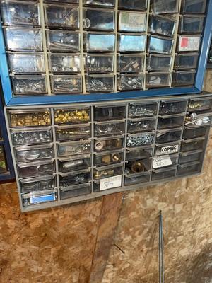 Sale Photo Thumbnail #1292: G124-large shop lot with several organizers

Please bring basic tools to remove these from the wall