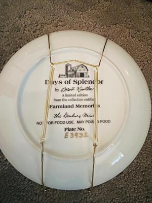 KEVIN DANIEL PRINT AND 2 COLLECTORS PLATES