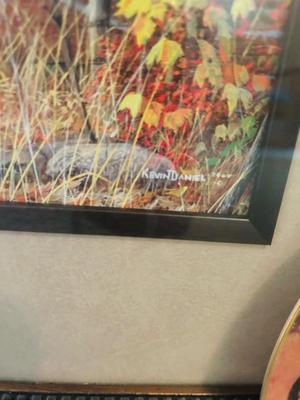KEVIN DANIEL PRINT AND 2 COLLECTORS PLATES