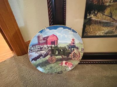 KEVIN DANIEL PRINT AND 2 COLLECTORS PLATES