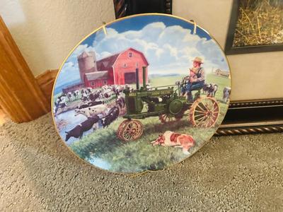 KEVIN DANIEL PRINT AND 2 COLLECTORS PLATES