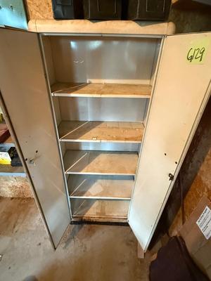 Sale Photo Thumbnail #1297: G129-Metal shop cabinet