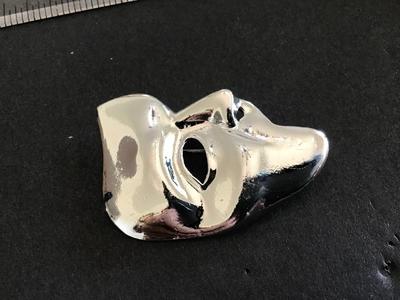 Iron Mask Brooch