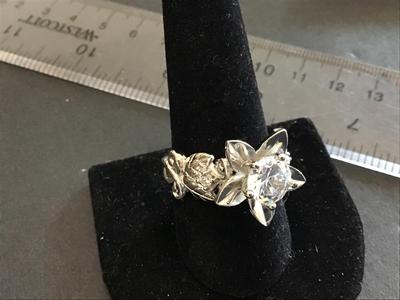 S925 Large Statement Ring