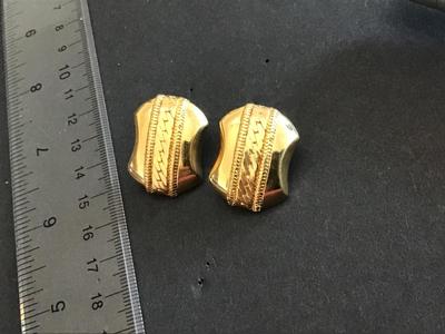 Beautiful Monet Clip on Earrings