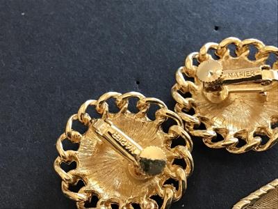 Napier and Monet Vintage Earrings