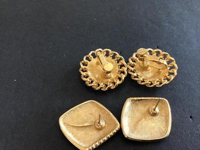 Napier and Monet Vintage Earrings