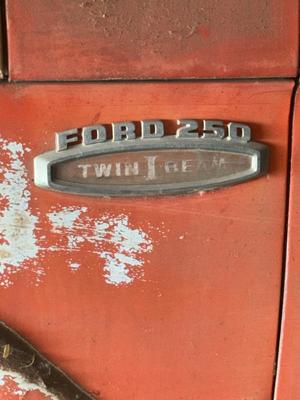 Sale Photo Thumbnail #1318: 1965 1/2 ton Ford pick up with title, we were not able to get it running but it sounded like it wanted to.