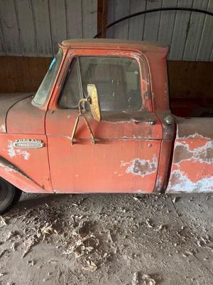 Sale Photo Thumbnail #1319: 1965 1/2 ton Ford pick up with title, we were not able to get it running but it sounded like it wanted to.