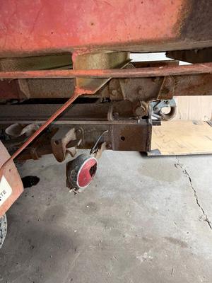 Sale Photo Thumbnail #1356: 1964 Ford dump truck, Runs with Title. Not sure if the dump works. But we were able to start it.