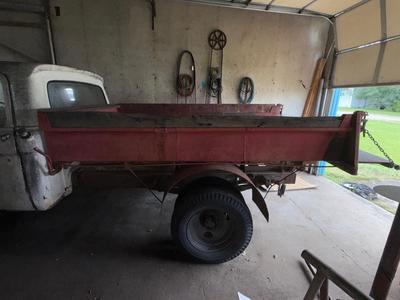 Sale Photo Thumbnail #1378: 1964 Ford dump truck, Runs with Title. Not sure if the dump works. But we were able to start it.